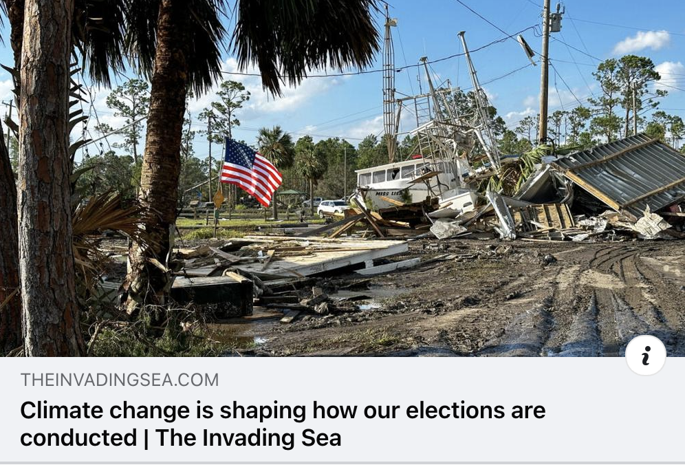 Op-ed by Mary Anna Mancuso: Climate change is shaping how our elections are conducted